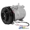 A & I Products Compressor, New, Denso Style w/ Clutch 7.5" x8" x10.9" A-RE46657 - alternate 3